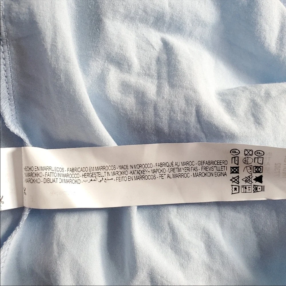 NWT Zara Halter Dress light blue M - Picture 8 of 13